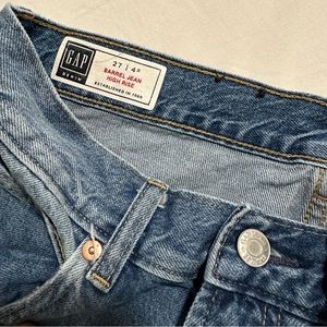 Gap barrel jeans